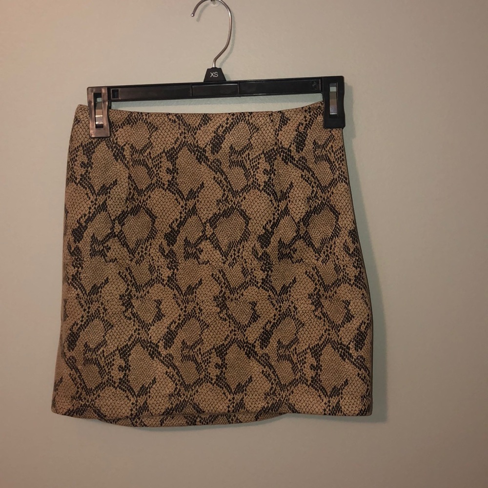 snake skin skirt